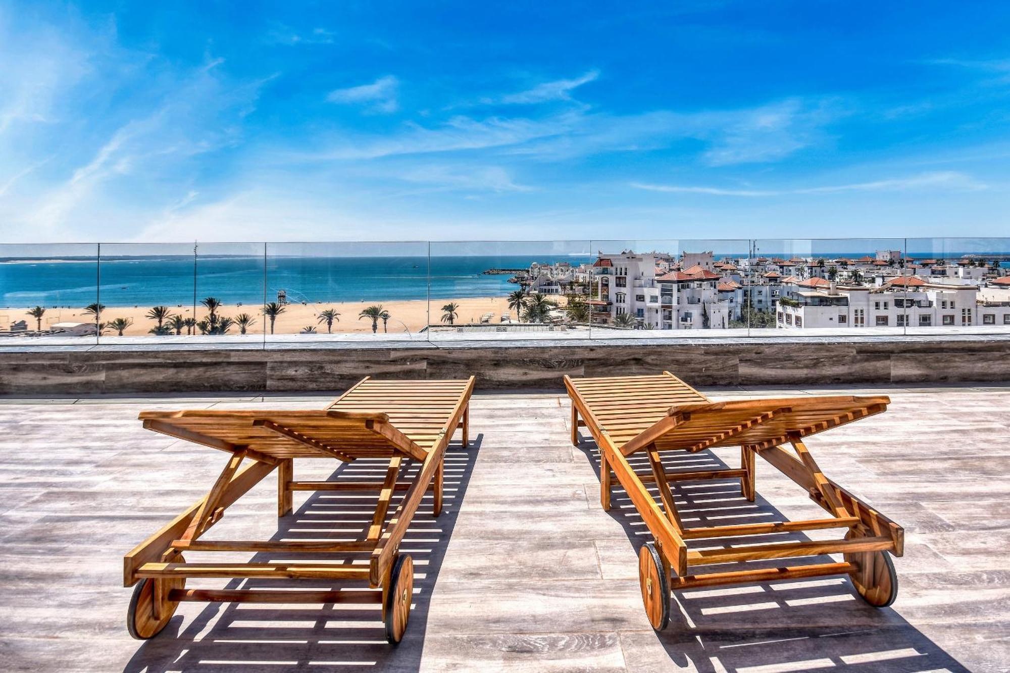 Luxury Seafront Appartement 6-7P Agadir Ngoại thất bức ảnh