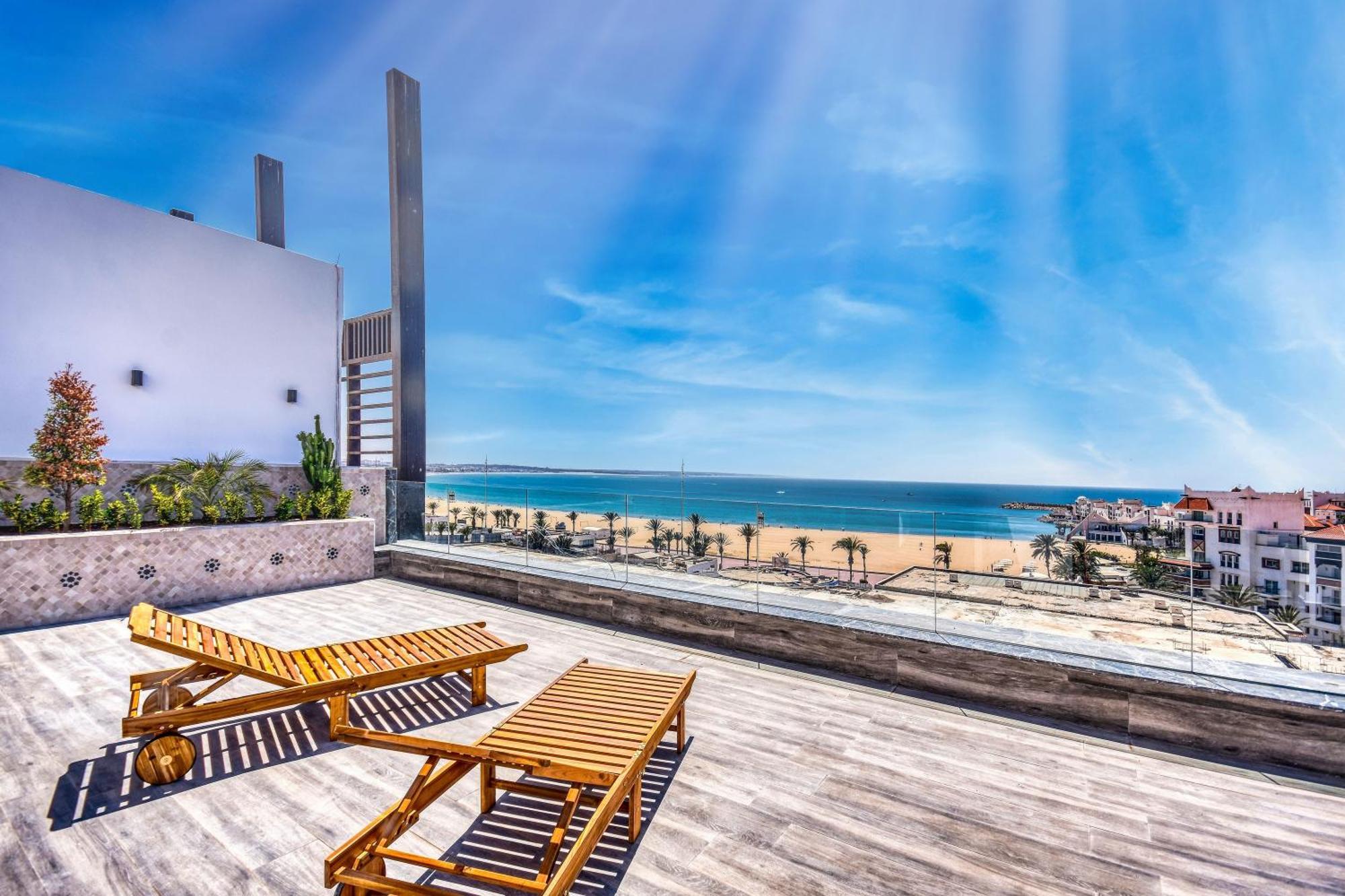 Luxury Seafront Appartement 6-7P Agadir Ngoại thất bức ảnh